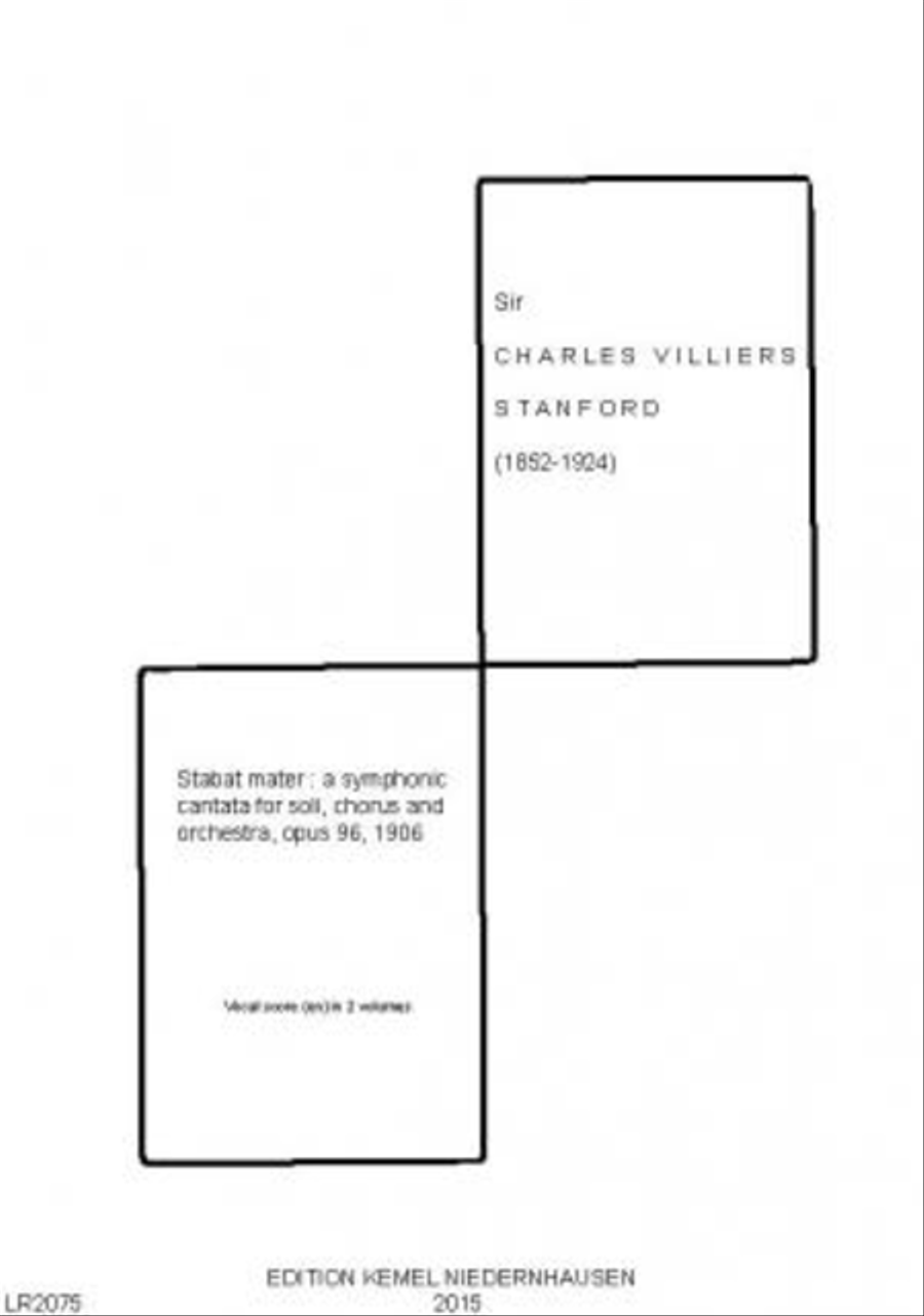 Stabat mater Choir scores gallery preview page 1