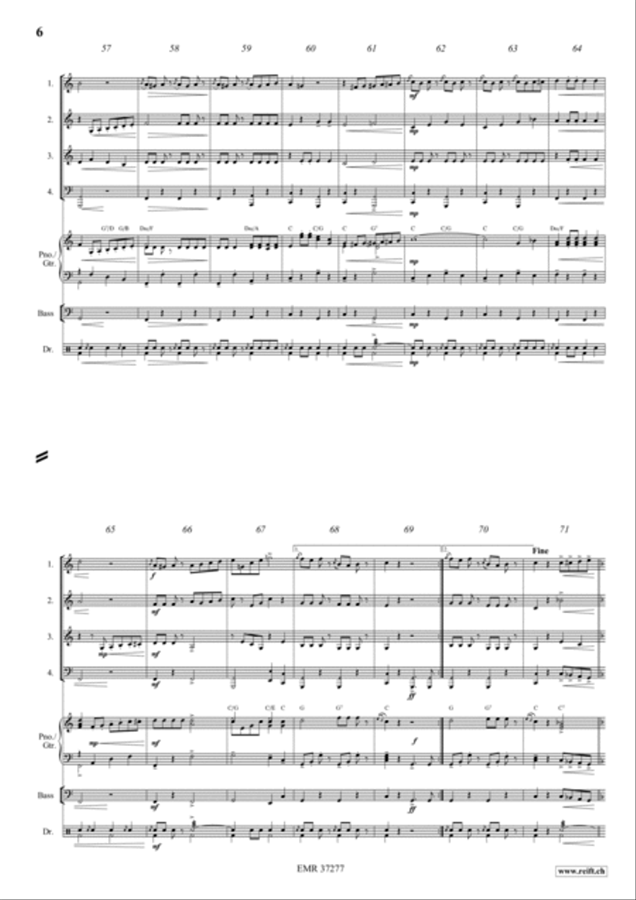 Alte Kameraden Alte Kameraden Woodwind Quartet scores gallery preview page 5