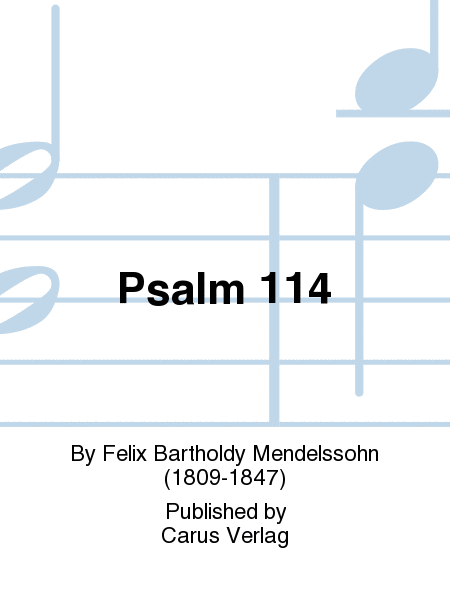Der 114. Psalm (Psalm 114) (Psaume 114)