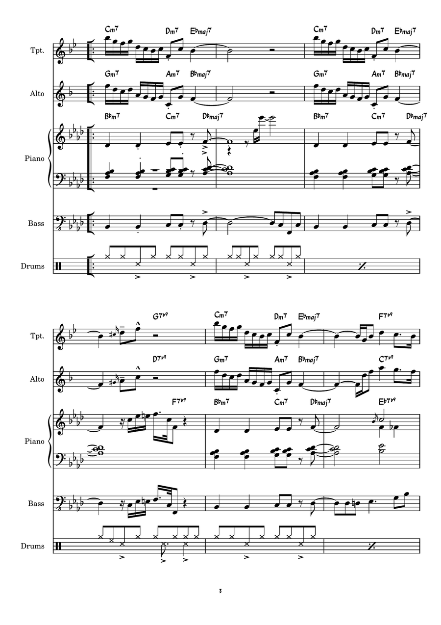 Strasbourg / St. Denis Jazz Ensemble scores gallery preview page 3