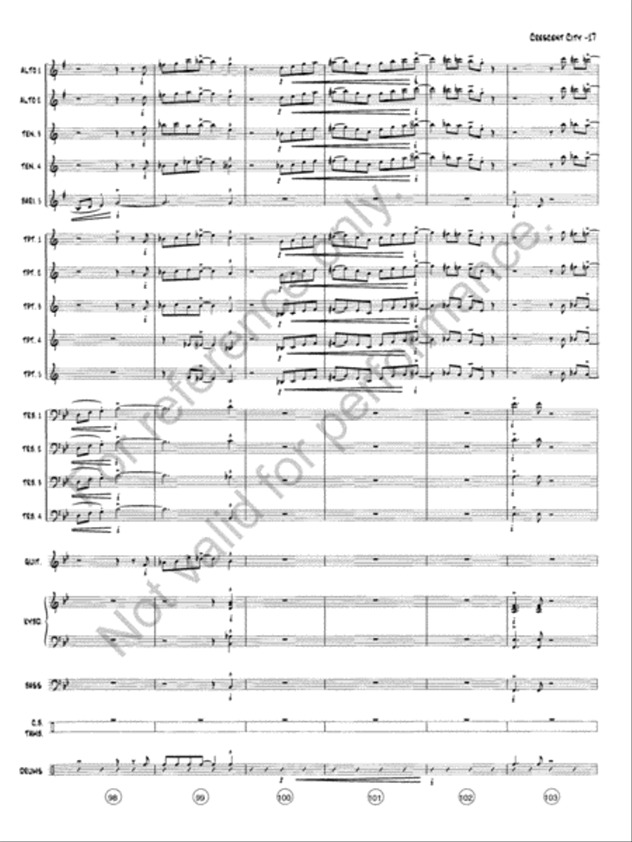 The Crescent City Stomp The Crescent City Stomp Jazz Ensemble scores gallery preview page 18