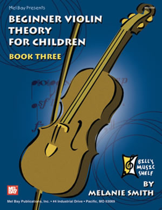 Book cover for Beginner Violin Theory for Children, Book Three