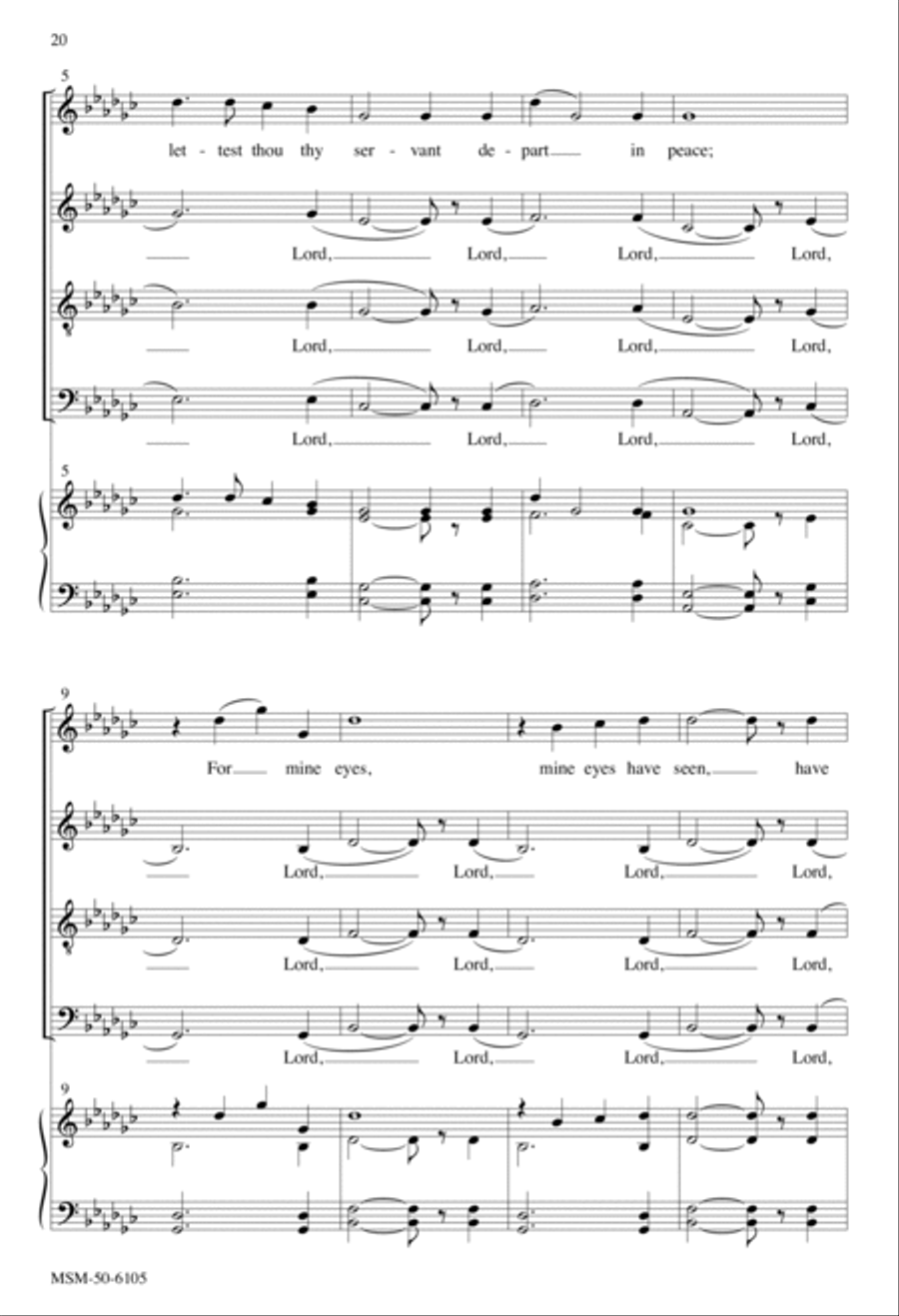 Truro Evening Canticles Truro Evening Canticles 4-Part scores gallery preview page 7