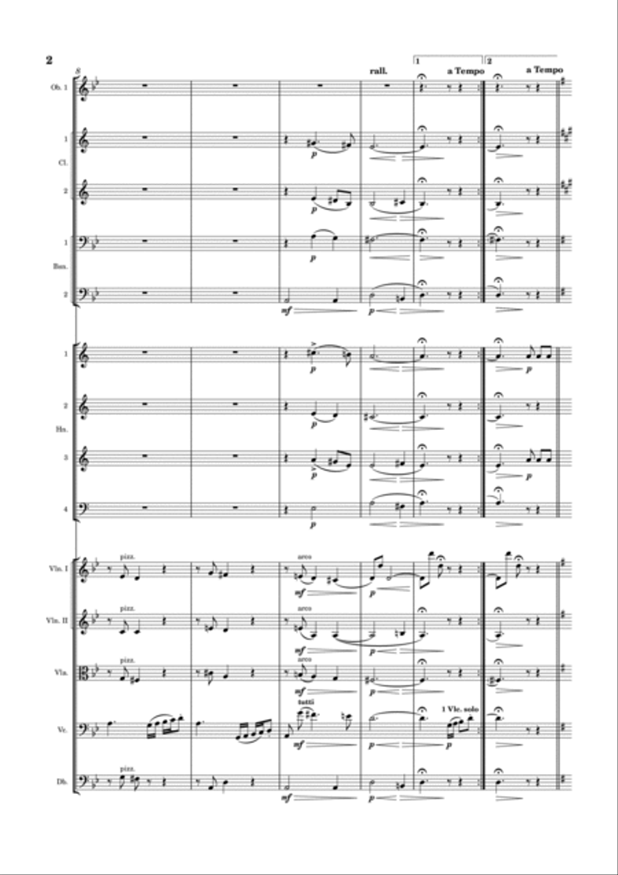 Three Tone Statuettes for Orchestra by Joseph Parry Full Orchestra scores gallery preview page 6