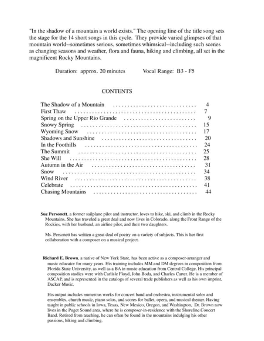 In the Shadow of a Mountain Voice scores gallery preview page 3