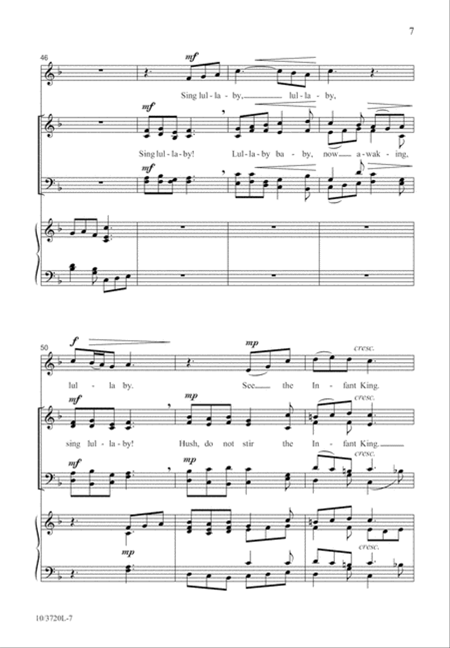 The Infant King 4-Part scores gallery preview page 8
