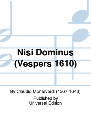 Nisi Dominus (Vespers 1610)
