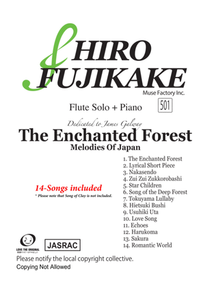 Book cover for The Enchanted Forest Suite (14-Songs )Flute+Piano