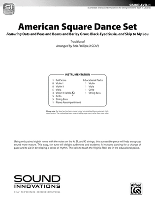 American Square Dance Set: Score