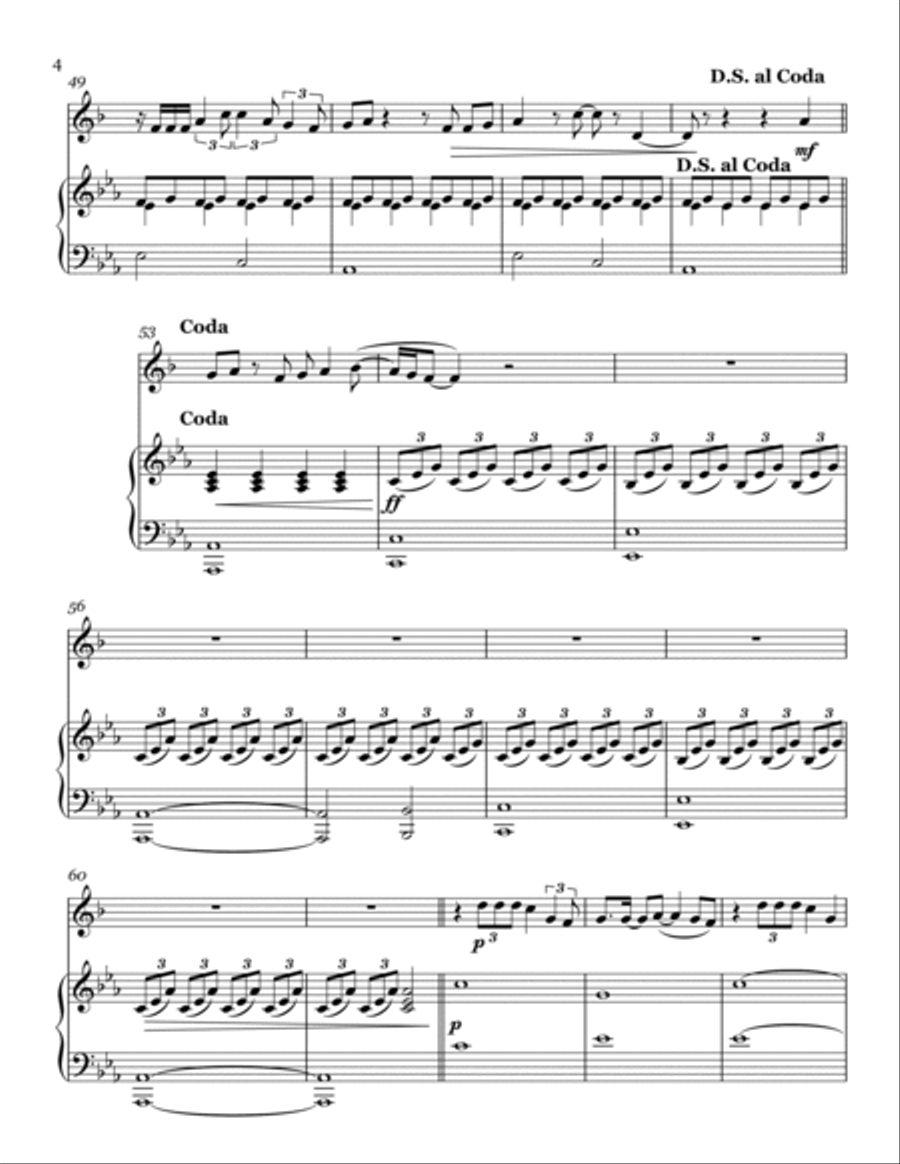 Birthday Cake B-Flat Clarinet scores gallery preview page 4