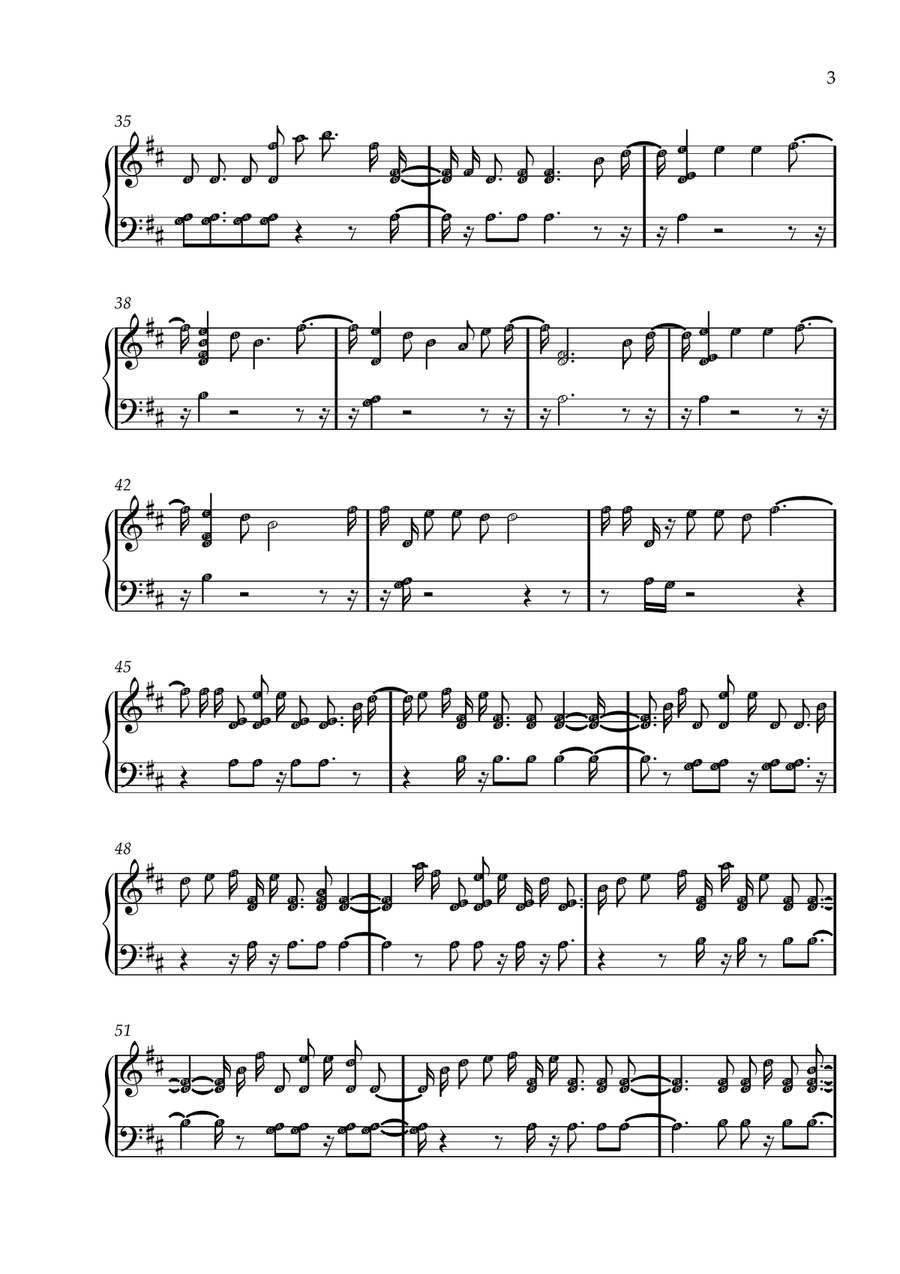 Echo Echo Easy Piano scores gallery preview page 3