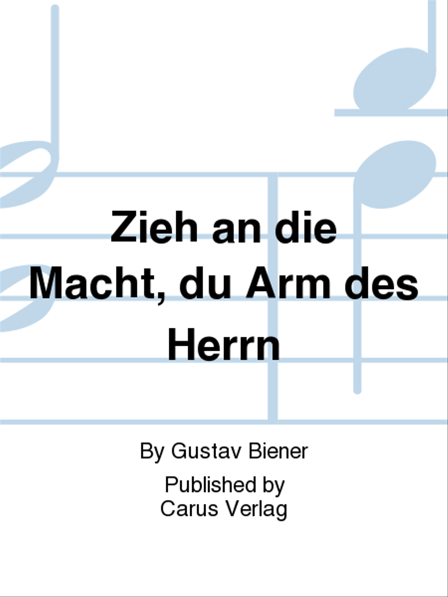 Zieh an die Macht, du Arm des Herrn 4-Part scores gallery preview page 1