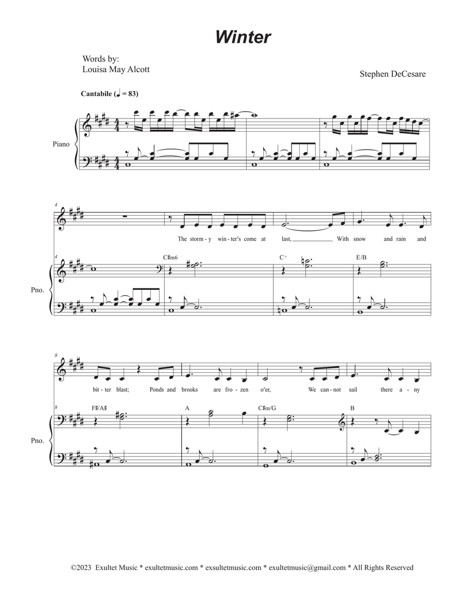 Winter (Unison choir)