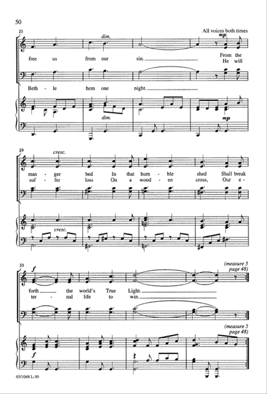 The Light of the World The Light of the World 4-Part scores gallery preview page 52
