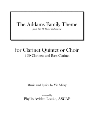 Book cover for The Addams Family Theme
