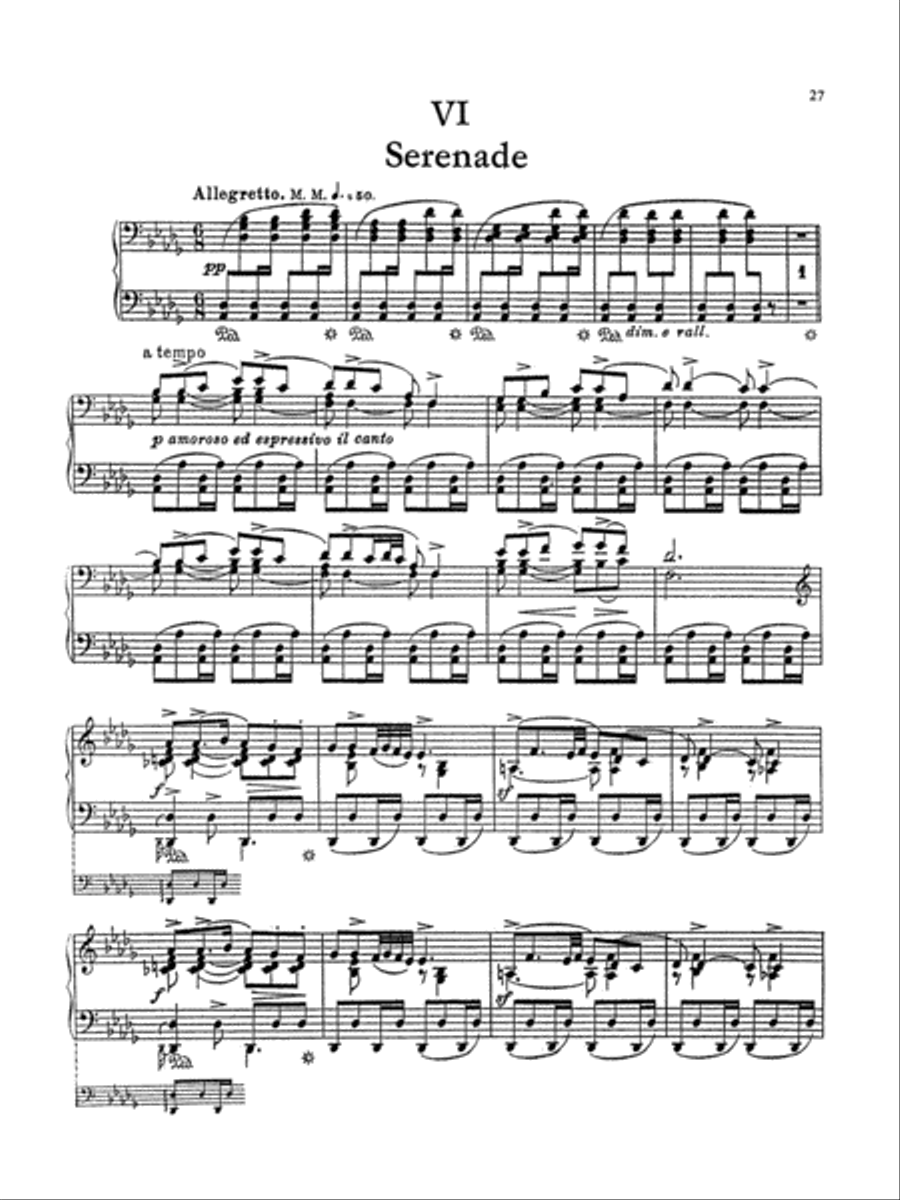 Borodin: Scherzo and Petite Suite Piano Solo scores gallery preview page 1