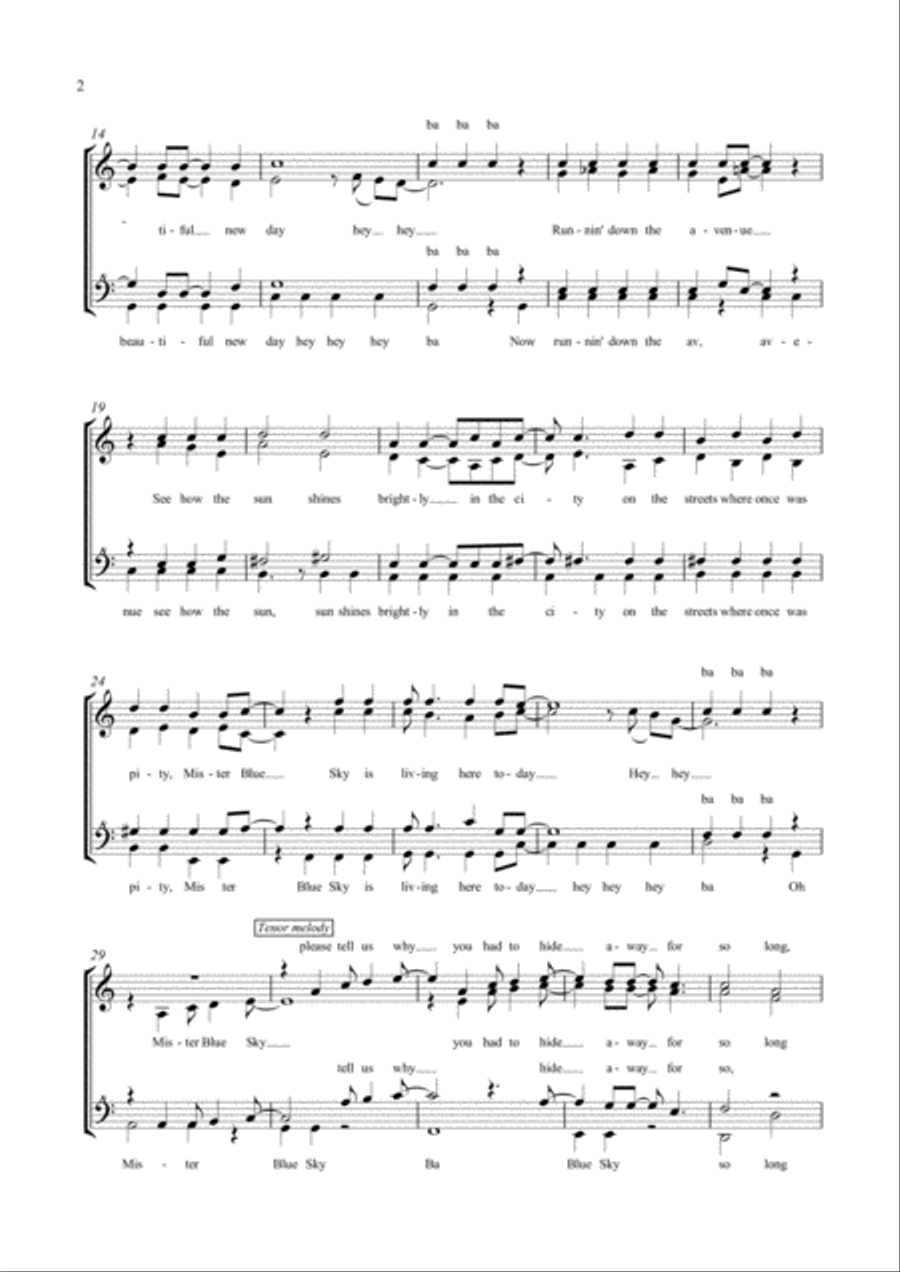 Mr. Blue Sky SSAA scores gallery preview page 2