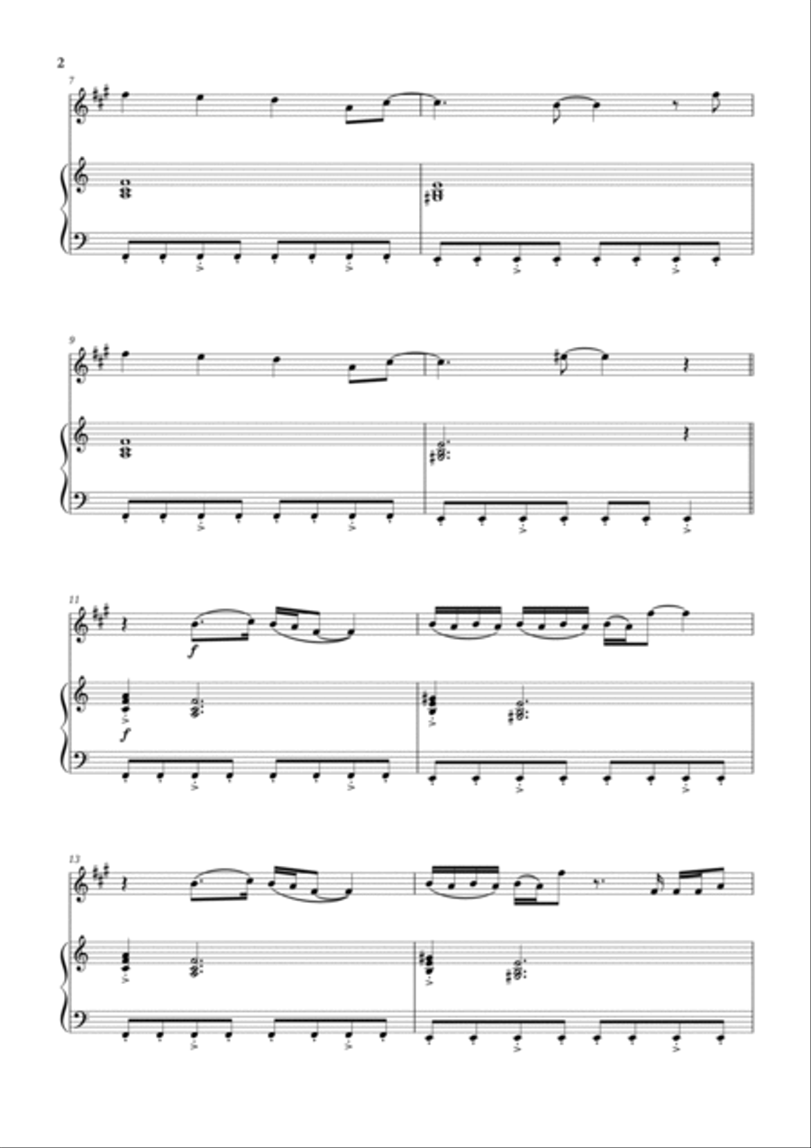Enemy Alto Saxophone scores gallery preview page 2