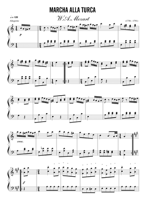 Wolfgang Amadeus Mozart - Rondo alla Turca [Piano Sonata Nº 11 in A, K.331]