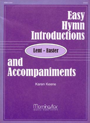 Book cover for Easy Hymn Introductions and Accompaniments - Lent and Easter
