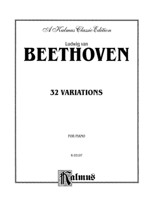Book cover for Beethoven: 32 Variations