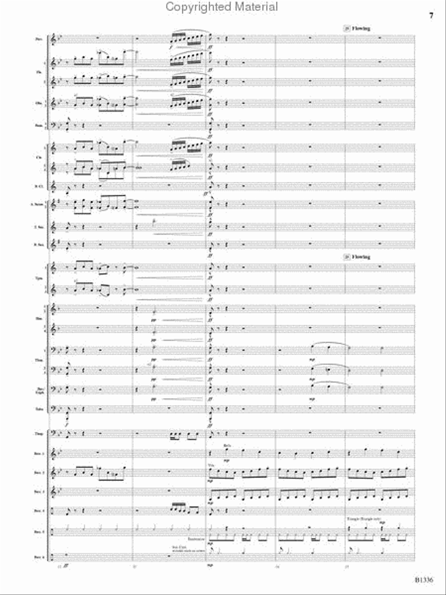 Dreams and Proclamations Concert Band scores gallery preview page 6