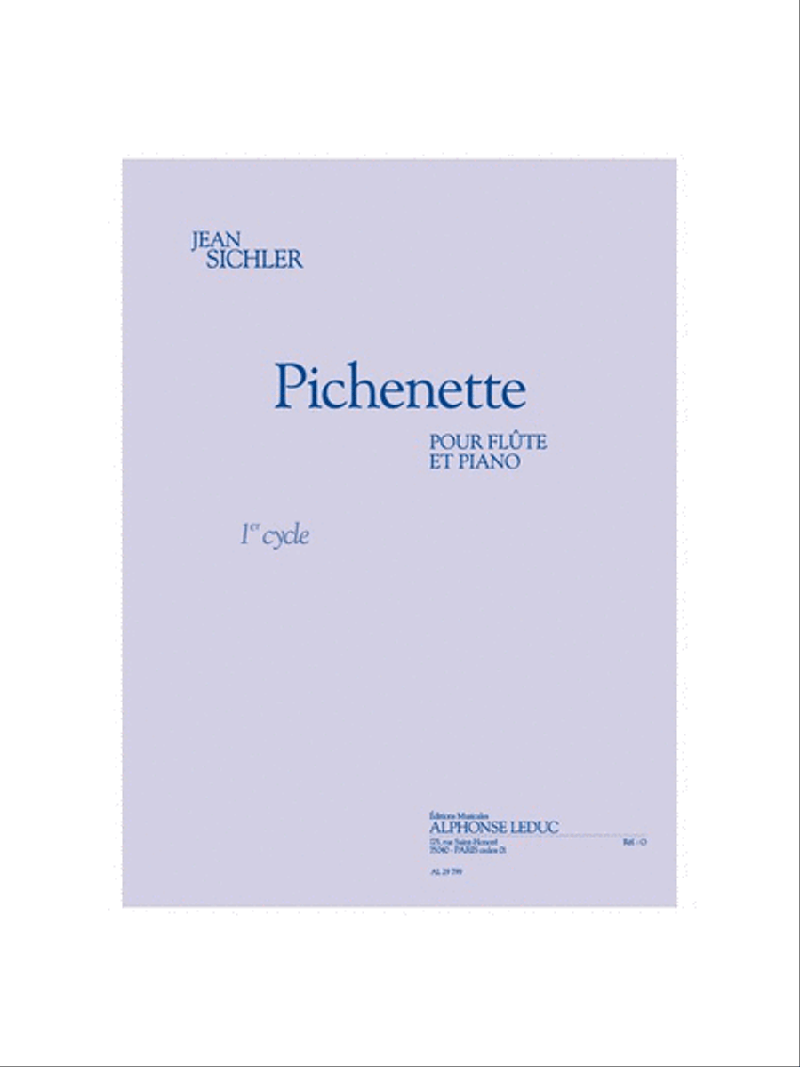Pichnette (1'20'') (cycle 1) Pour Flute Et Piano Flute Solo scores gallery preview page 1