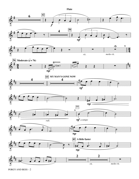 Porgy and Bess (Medley) - Flute