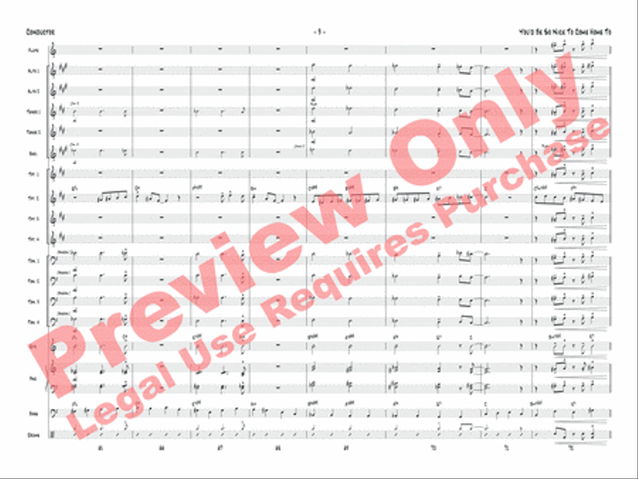 You'd Be So Nice to Come Home To Jazz Ensemble scores gallery preview page 30