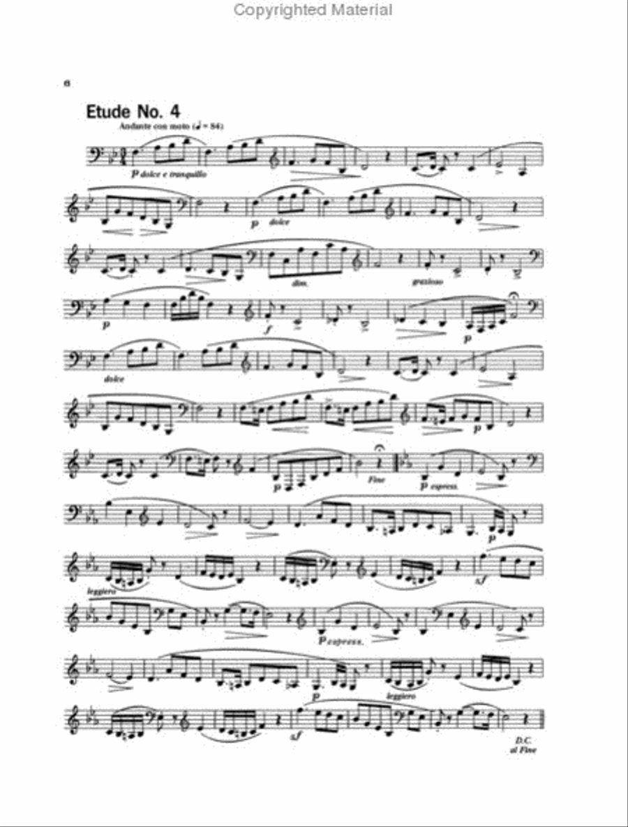 Legato Etudes for French Horn