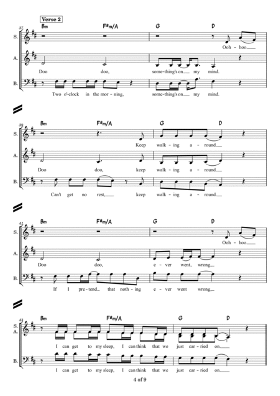 Happy Ending 3-Part scores gallery preview page 4