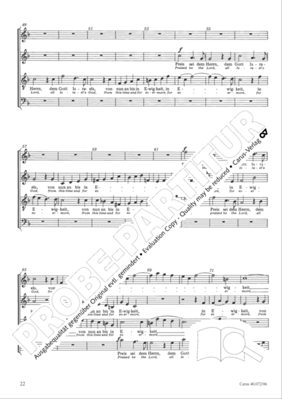 Psalm 42 4-Part scores gallery preview page 23