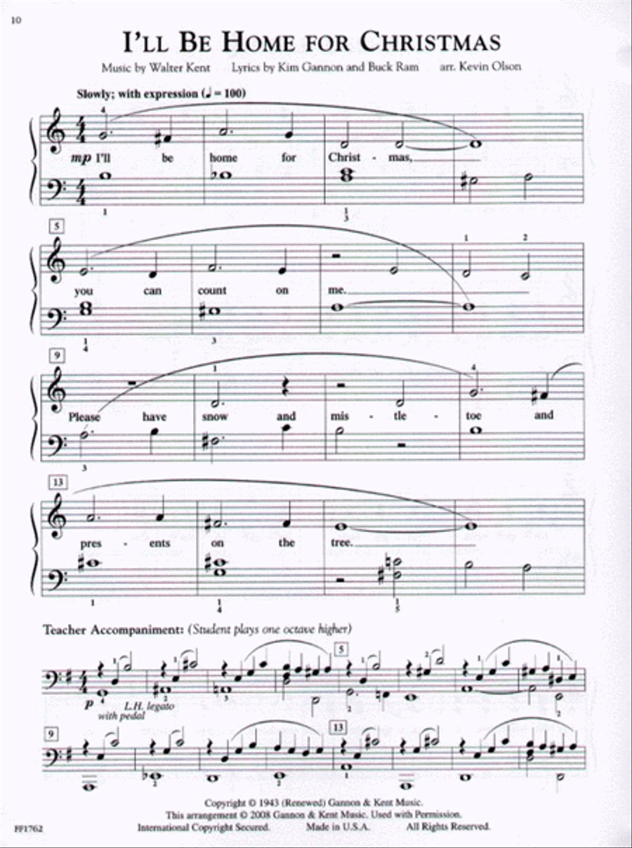 In Recital with Popular Christmas Music, Book 2 Piano Method scores gallery preview page 3