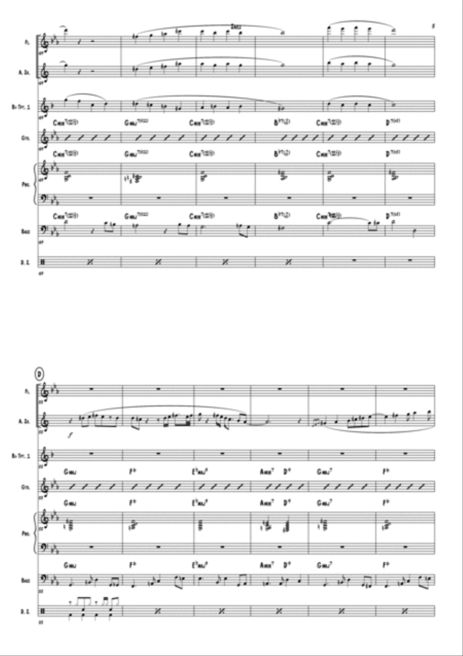 Sails Jazz Ensemble scores gallery preview page 5