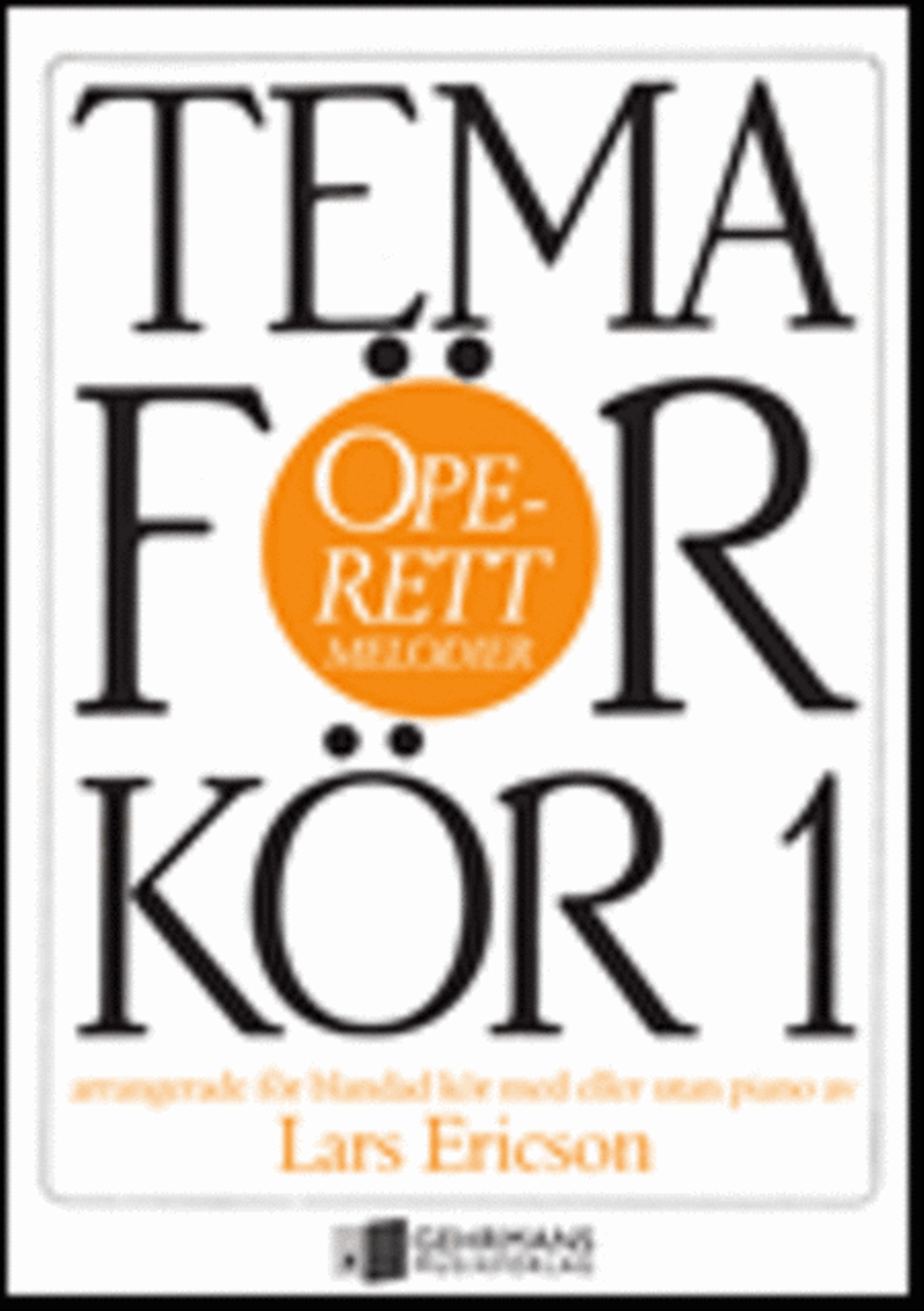 Tema for kor 1 4-Part scores gallery preview page 1