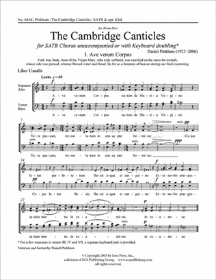 The Cambridge Canticles