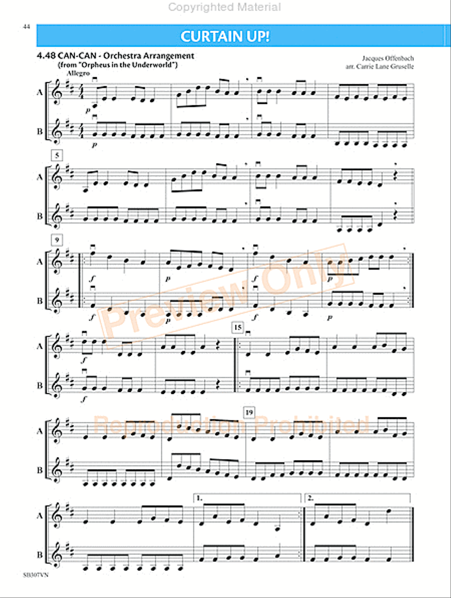 Measures of Success for String Orchestra-Violin Book 1 Chamber Orchestra scores gallery preview page 47