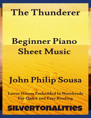 Book cover for The Thunderer Beginner Piano Sheet Music