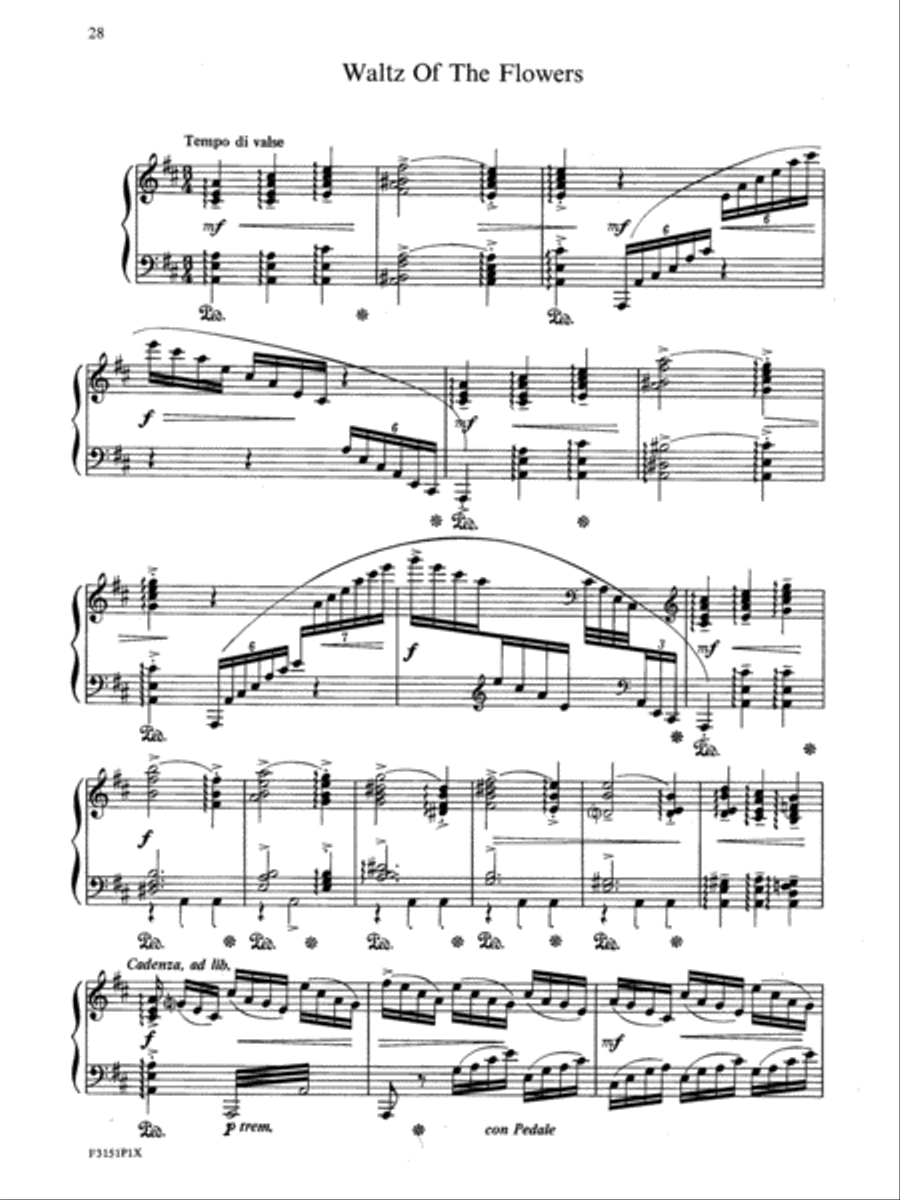 Tchaikovsky: The Nutcracker Suite, Op. 71A Piano Solo scores gallery preview page 1