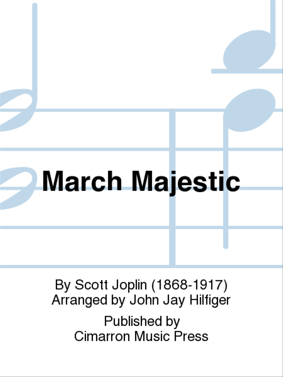 March Majestic Saxophone Quartet scores gallery preview page 1