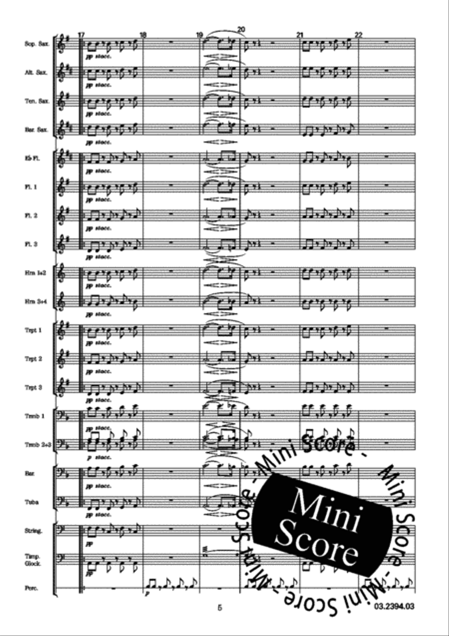 High Tea Fanfare Band scores gallery preview page 9