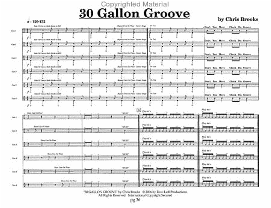 Noveltysicles - 8 Novelty Ensembles for 6 Young Percussionists Percussion Ensemble scores gallery preview page 11
