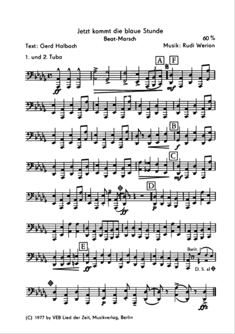 Jetzt kommt die blaue Stunde Clarinet scores gallery preview page 6