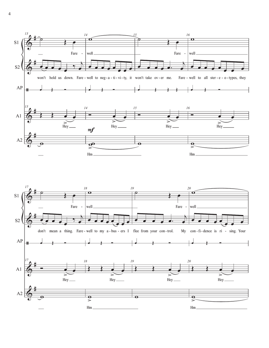 Farewell SSA scores gallery preview page 5