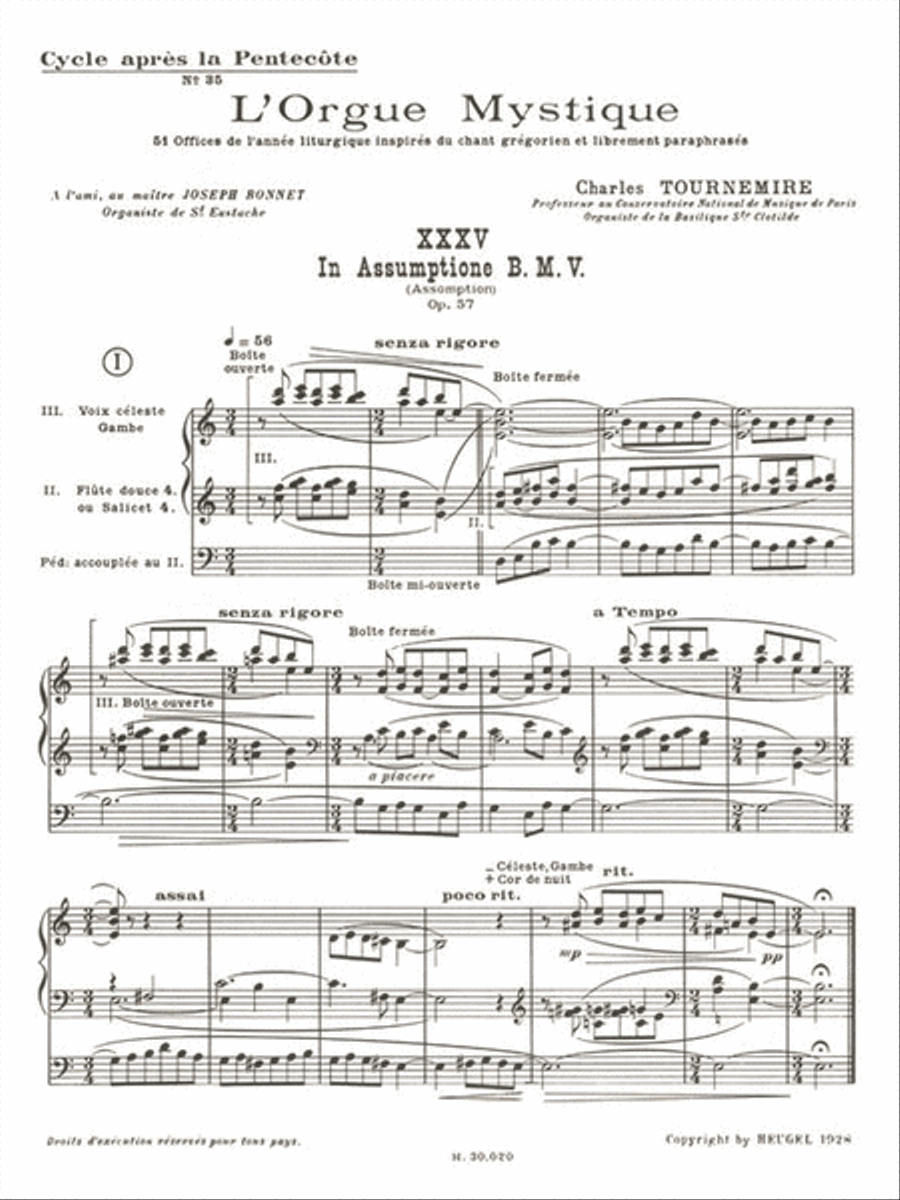L'orgue Mystique Vol.35: In Assumptione B.m.v. (organ) Organ scores gallery preview page 2