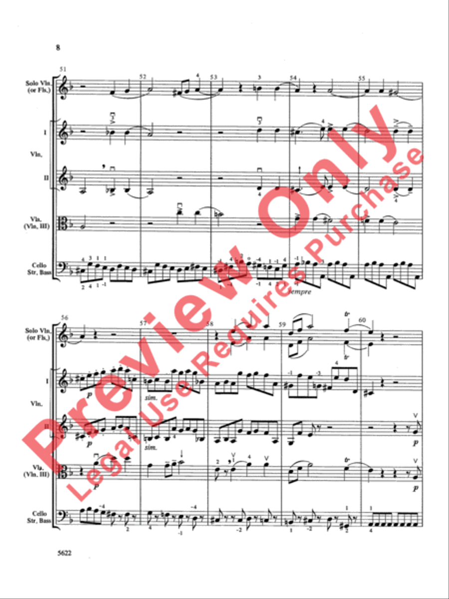 An Italian Elegy String Orchestra scores gallery preview page 9