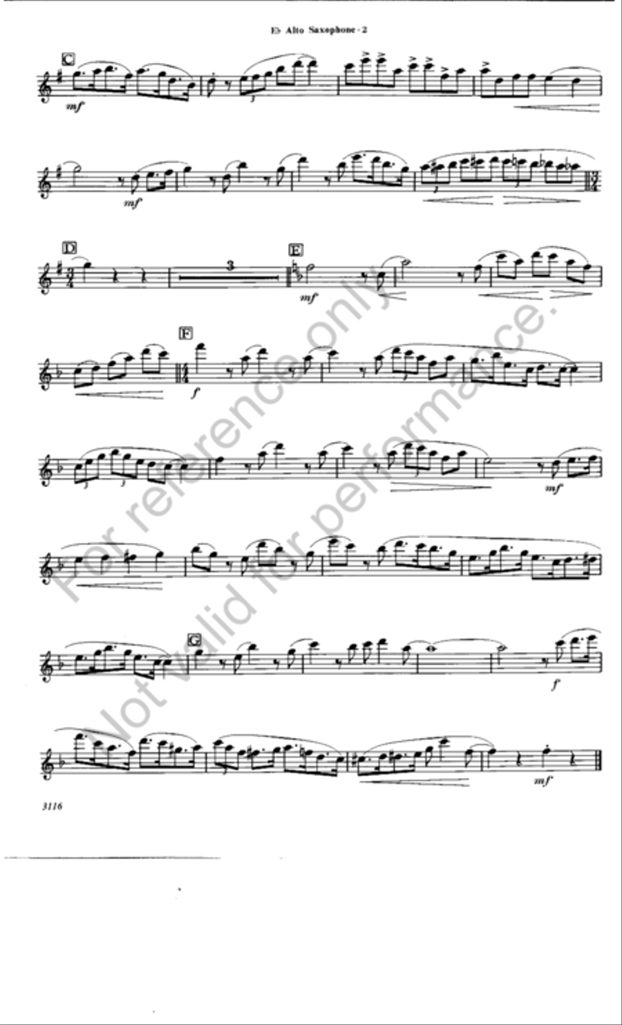 Happy Apple Alto Saxophone scores gallery preview page 3