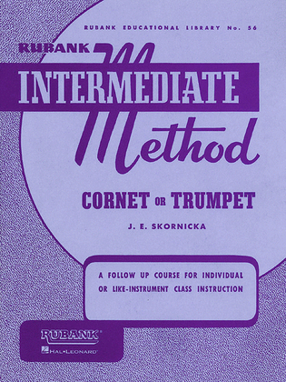 Book cover for Rubank Intermediate Method – Cornet or Trumpet