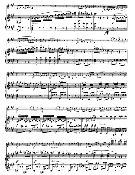Beethoven—Violin Sonata No. 2 in A major, Op. 12 No. 2 for violin and piano