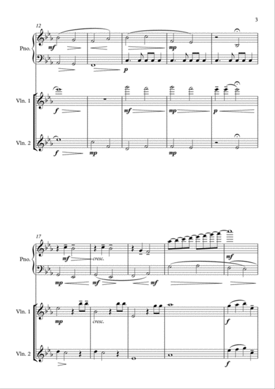 Time Ends String Quartet scores gallery preview page 3